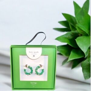 Pearl Polka Dot Hoop Earrings - kate spade new york x Target Green